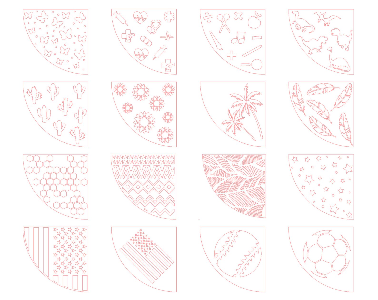 Bleach Stencil Svg Sleeve Stencil Svg Bleaching Stencils Etsy