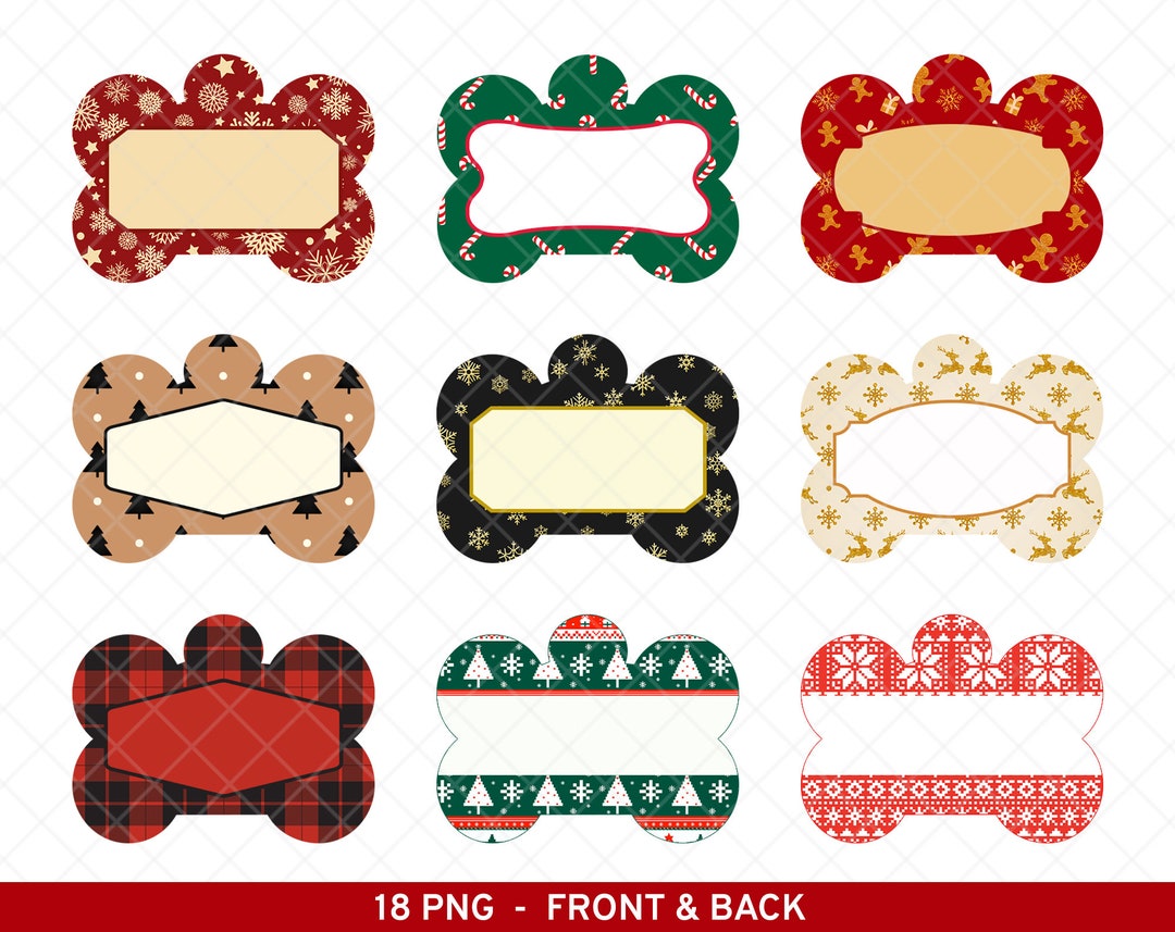 Christmas Dog Tag, Dog Tag Sublimation, Christmas Dog Tags, Dog Tag