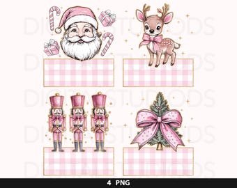 パーソナライズされたクリスマス子供の名前 png、キッズ ピンク クリスマス png、カスタム クリスマス子供の名前 png、女の子のクリスマス昇華デザイン