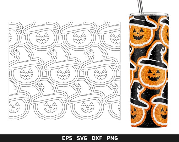 Pumpkin Burst Tumbler Template, Halloween Tumbler svg, Pumpkins Burst Template, Burst Tumbler Template 20 oz, Halloween Tumbler Template svg