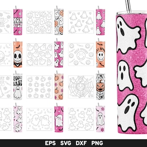 Halloween Burst Tumbler Template, Burst Tumbler Bundle, Halloween Glitter Burst Tumbler Template, Halloween Tumbler Burst Wrap svg dxf png