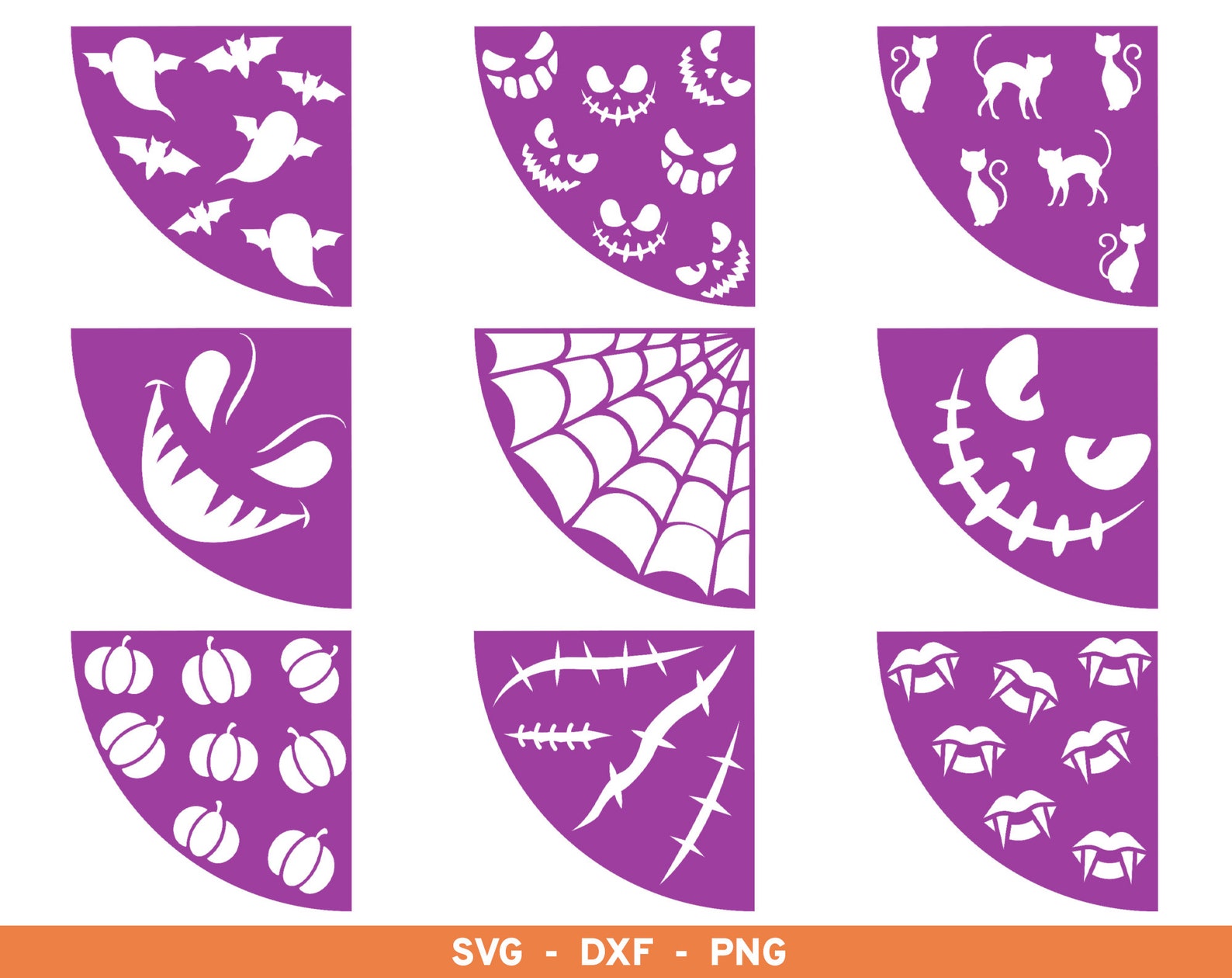 Halloween Bleach Stencil Svg Halloween Stencils Dxf Pumpkin Etsy Halloween Bleach Stencil Svg Halloween Stencils Dxf Pumpkin Etsy