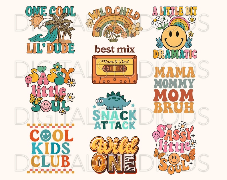 Toddler Sublimation Bundle PNG, Funny Kids Quotes, Cute Baby Clipart ...