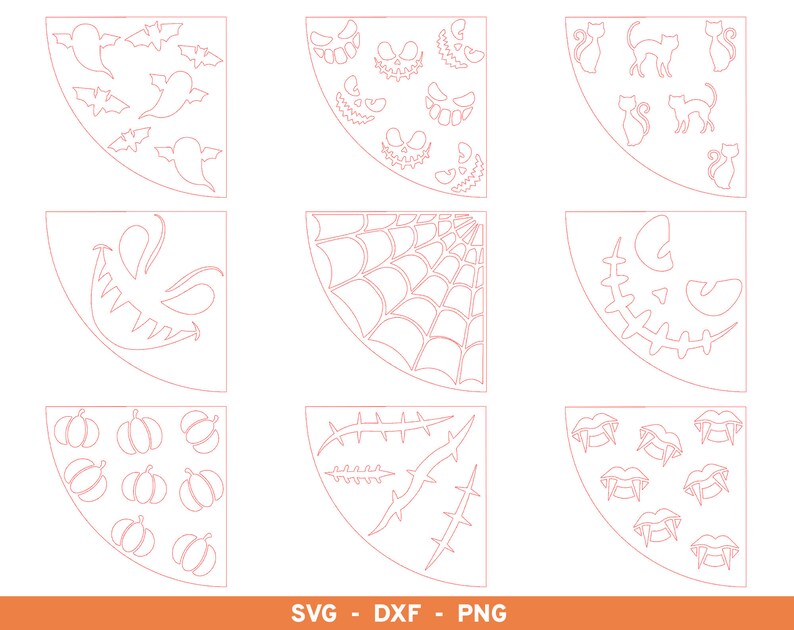 Halloween Bleach Stencil Svg Halloween Stencils Dxf Pumpkin Etsy Halloween Bleach Stencil Svg Halloween Stencils Dxf Pumpkin Etsy