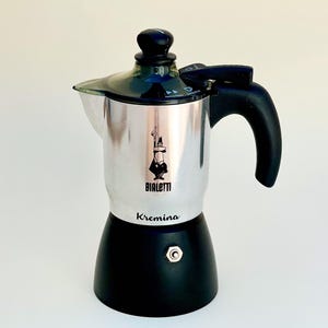 Vintage Coffee Maker Bialetti &quot;Kremina&quot;, in Aluminum, Made in Italy, Vintage Stovetop Moka Pot (3 espresso cups)