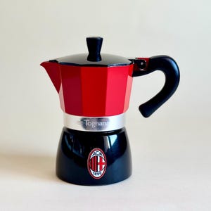ビンテージコーヒーメーカー「AMC Milan」、アルミニウム製、製造元「Tognana」、イタリア製、コレクターズアイテムの直火式モカポット（エスプレッソ3杯分）