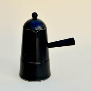 Vintage Moka-kanna "Carmencita" för spishäll, i aluminium, tillverkad av "ILSA" för "Lavazza" (Turin), tillverkad i Italien
