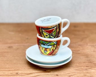 ヴィンテージイタリアンクラシックカフェモレノエスプレッソカップ