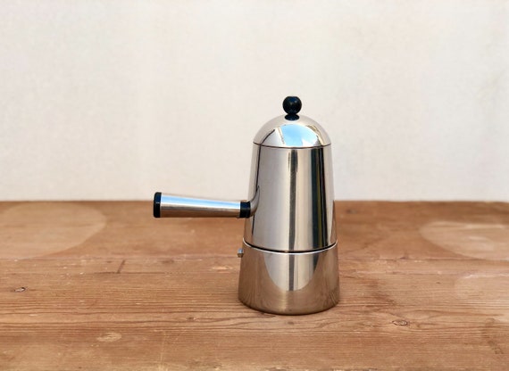 Stovetop Espresso Maker, Crystal Glass-top & Stainless Steel Espresso Moka  Pot,C