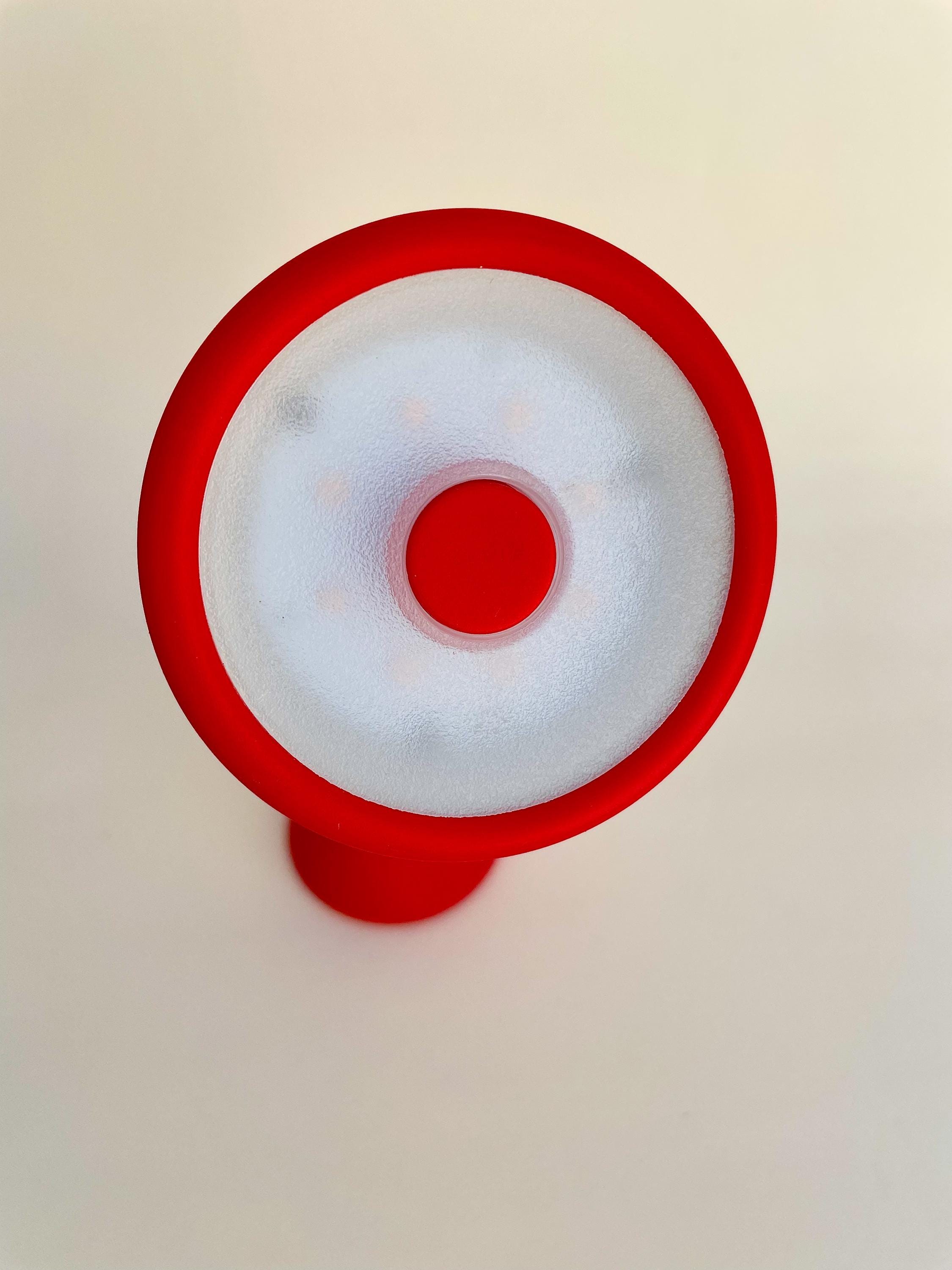 IKEA Fryebo, Vintage Desk Lamp, in Red Plastic, Design Ola