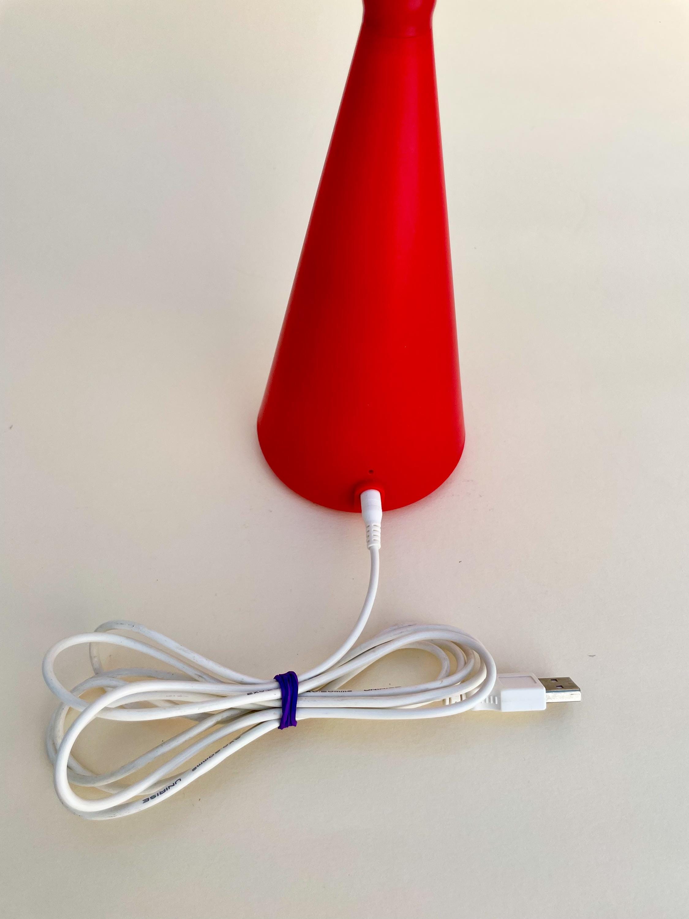 IKEA Fryebo, Vintage Desk Lamp, in Red Plastic, Design Ola