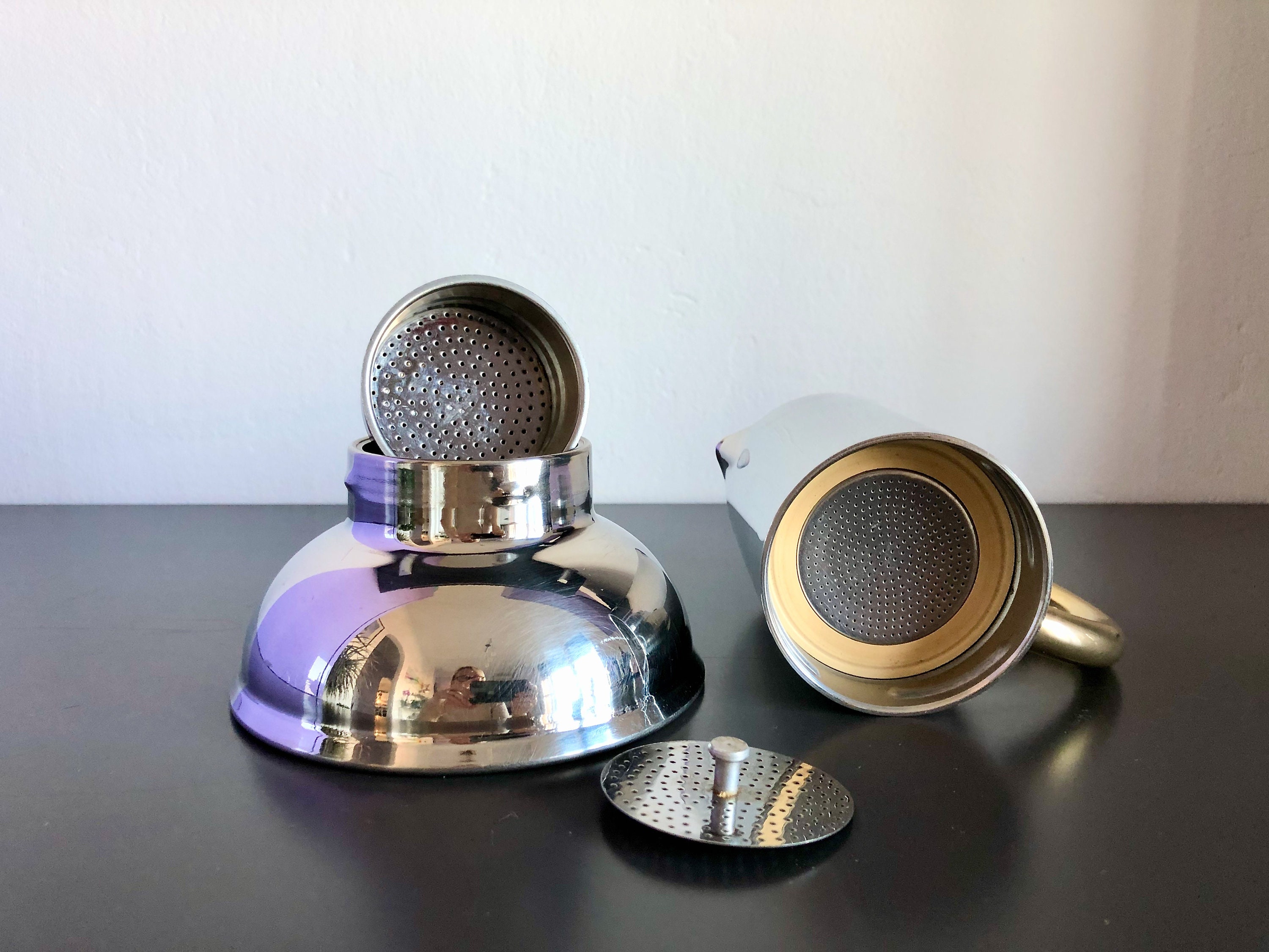 Vintage Coffee Set Tray Espresso Maker 4 Cups Coffee Pot Etsy