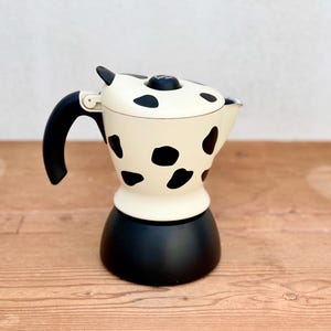 Vintage Bialetti &quot;Mukka Express&quot; Coffee Maker for Cappuccino, in Aluminium, Made in Italy, Capacity for 2 Cups of Cappuccino