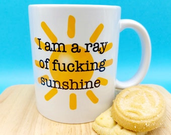 I am a ray of fucking sunshine MUG