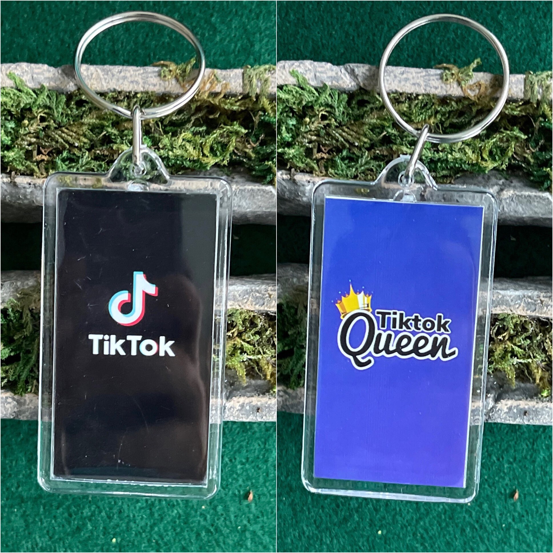 Tiktok keychain Etsy