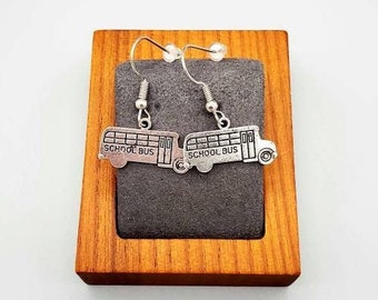 School Bus Earring Set