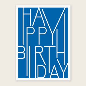 Klappkarte "Happy Birthday" mit Briefumschlag