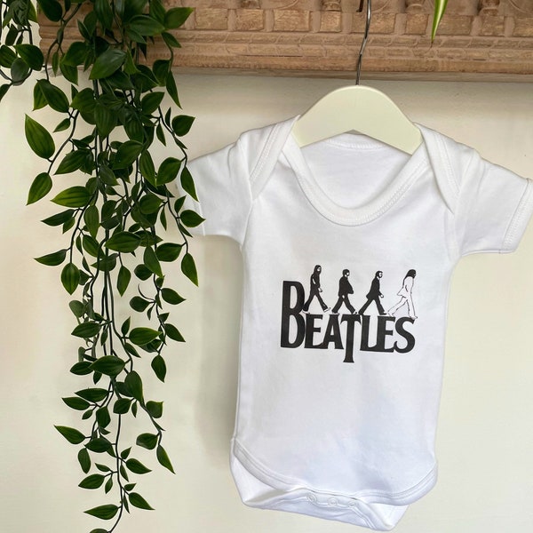 The Beatles: baby gift, vest, romper, baby grow  or tshirt. New baby present.