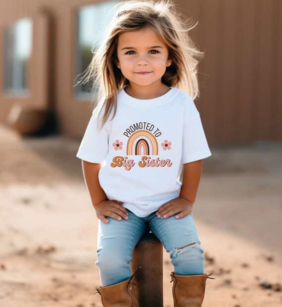 Children s Clothing Big Sister Tshirt Baby Announcement Personalised Gift Siblings Pregnancy Reveal Kids Tee Cute T shirt New Sister Etsy Australia