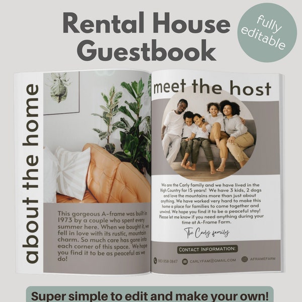 Airbnb House Manual Template