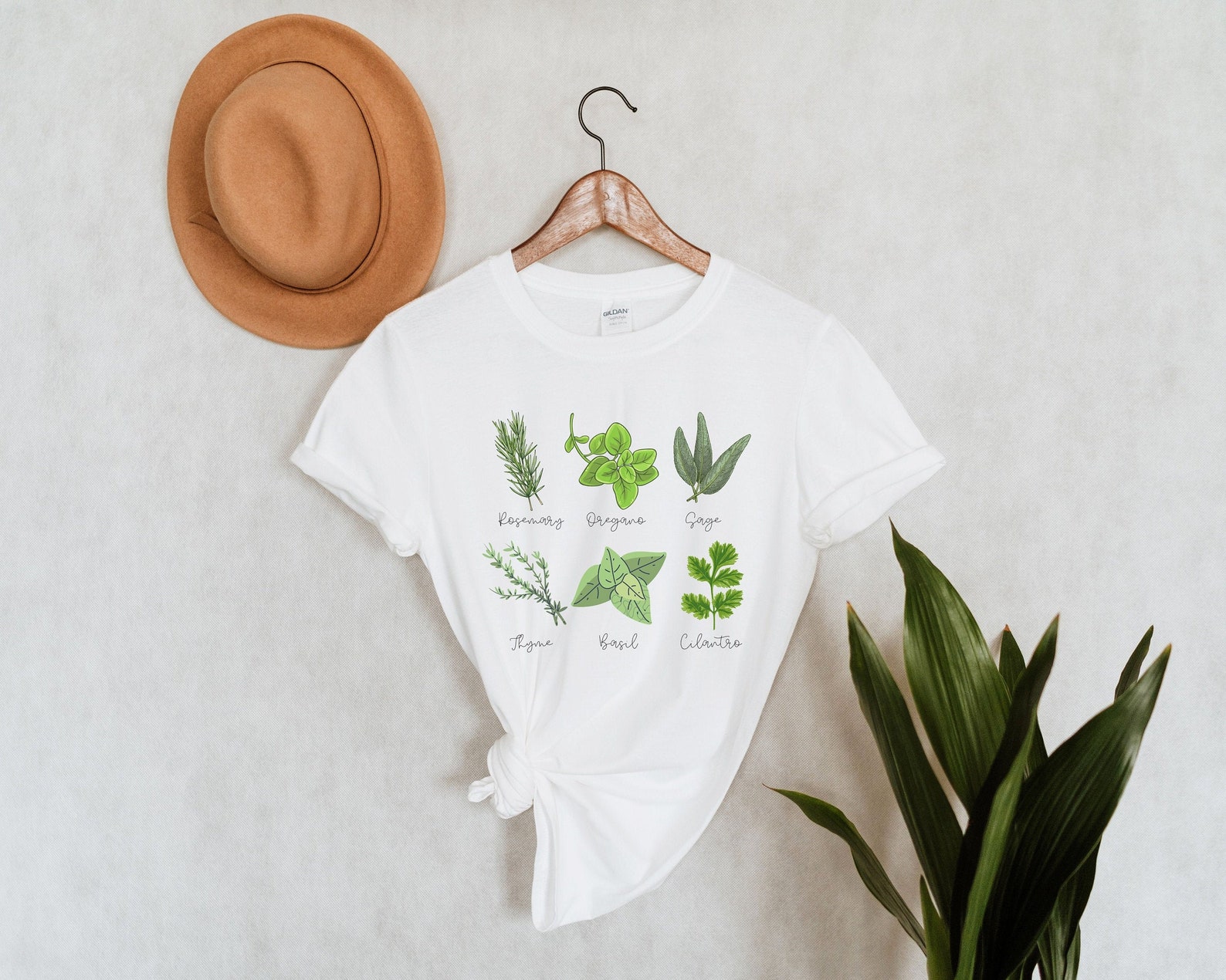 Herb Garden Plant Shirt Gardening Shirt Gift for Gardener Etsy