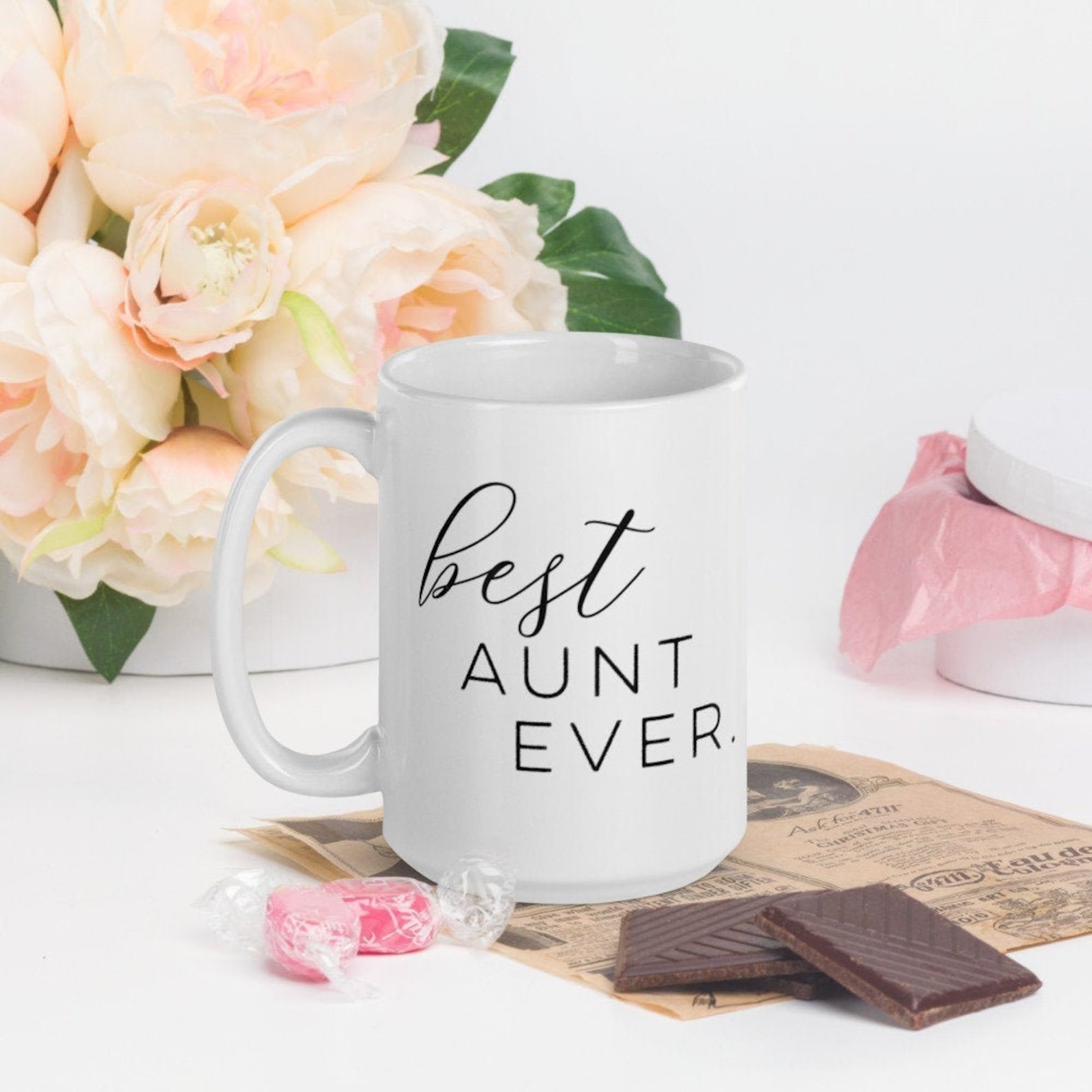 Best Aunt Ever Mug Cool Aunt Mug Gift for Aunt Surprise Aunt Etsy