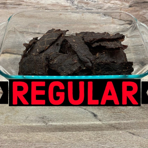 Black Belt REGULAR Homemade Angus Beef Jerky