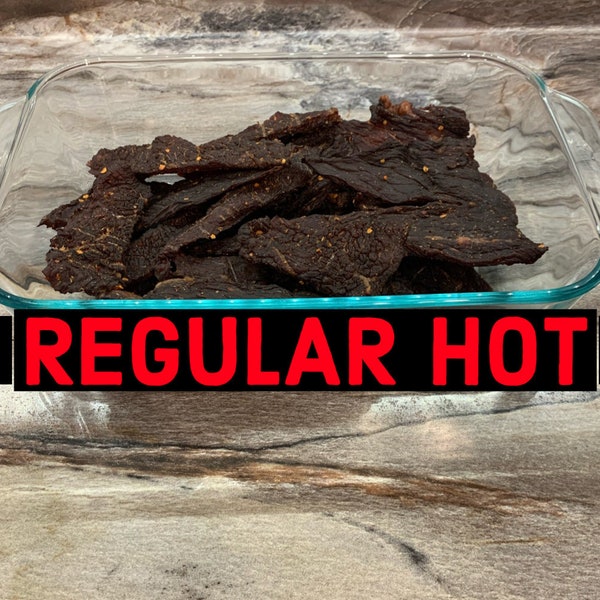 Black Belt REGULAR HOT Homemade Angus Beef Jerky