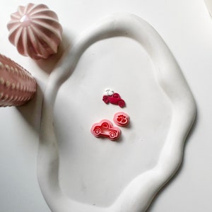 Valentine&#39;s Day Hearts Car Clay Cutter| Valentines Day Clay Cutters| Valentine&#39;s Dangle