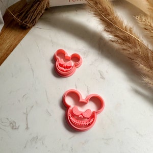 Mouse Polymer Clay Cutter | Halloween cutters  (Embossing)| Halloween Clay Cutter |Fall clay cutter bundle| Fall Cutters