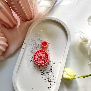 Embossed flower clay cutter,  earring cutter, Spring clay cutter, Flower Clay Cutters, Flower earrings, Polymer clay cutter set