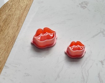 Halloween Vampire Mouth Polymer Clay Cutter| Halloween Clay Cutter |Fall clay cutter bundle| Fall Cutters