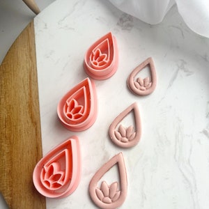 Drop Flower Polymer Clay Cutter / Polymer Clay Cutters / Jewelry Tools / Earring Making / Clay Tools