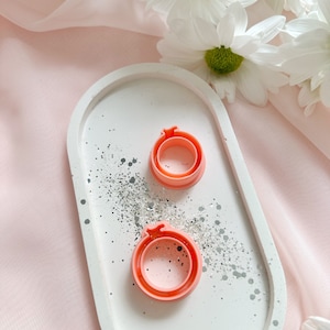 Embroidery Cricle Polymer Clay Cutters | Earring Jewelry Making | Dangle  Cutters | Polymer Clay Earring Cutter
