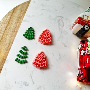 Christmas Tree Clay Cutters, Christmas Tree Cutters, Winter Clay Cutters