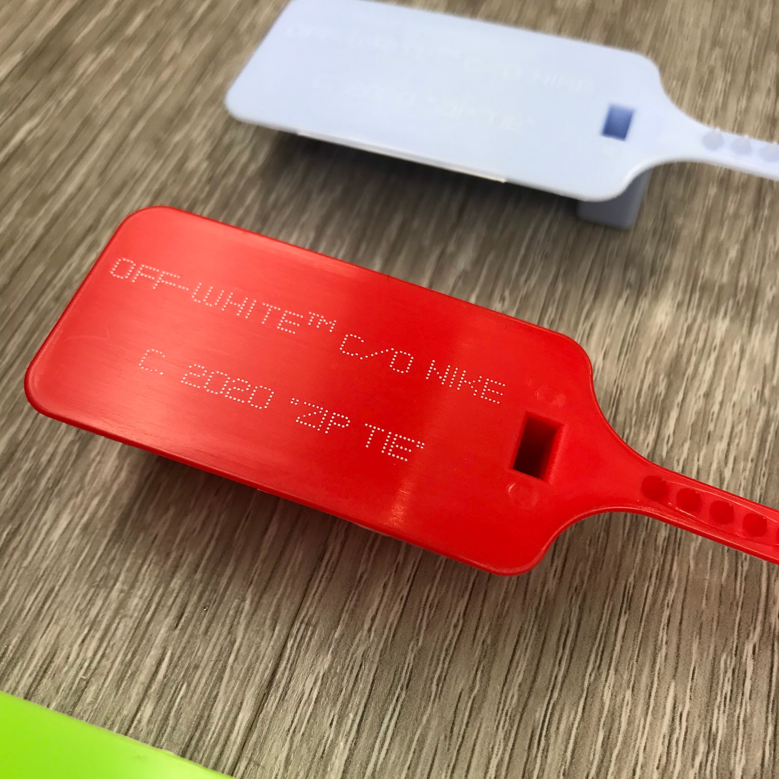 Nike x Off White 2020 Zip Tie Tag For Trainers Air Max Jordan Etsy