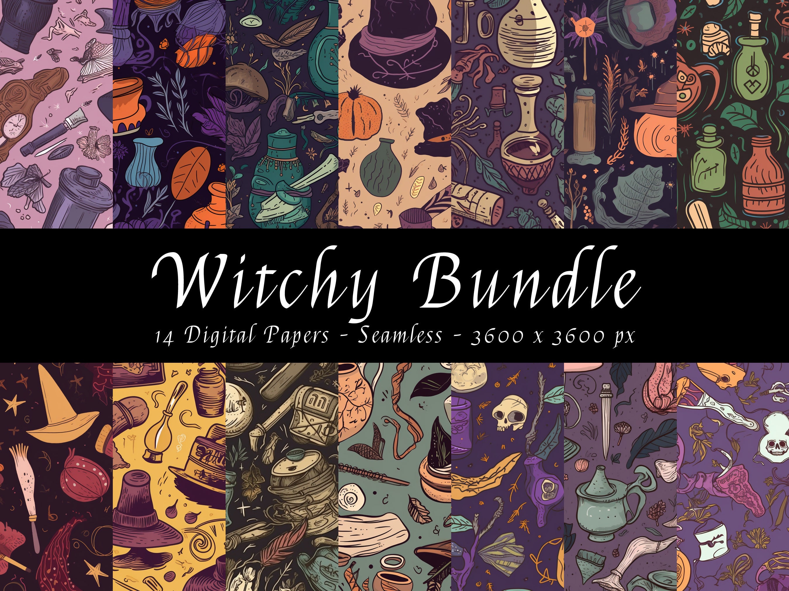 Witch Stuff Sticker Pack, Witch Pack, Witchy Woman, Just Like Magic,  Sorceress Tools, Pastel Witch Aesthetic | Art Board Print