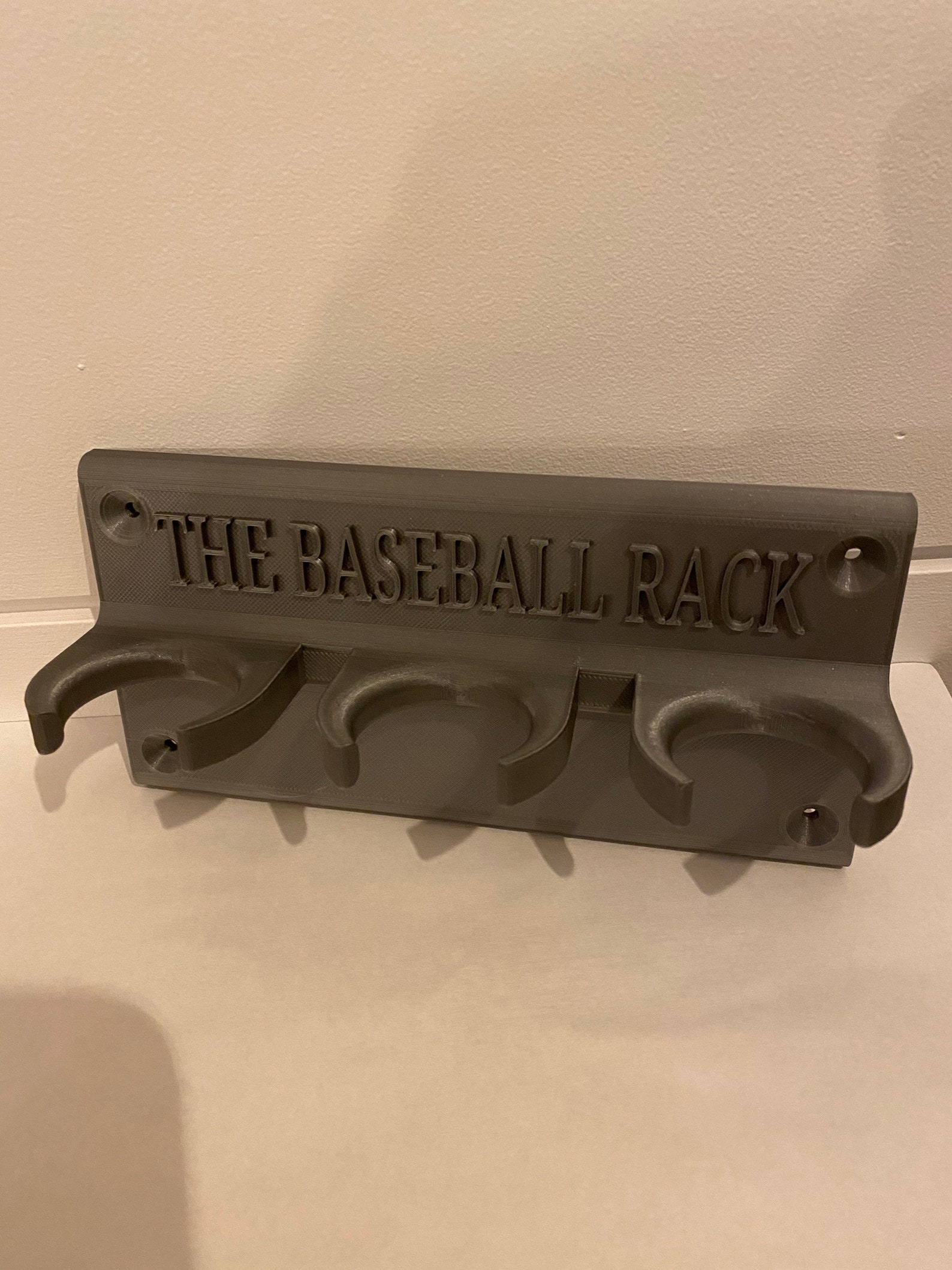 Baseball bat wall hanger organizer Etsy