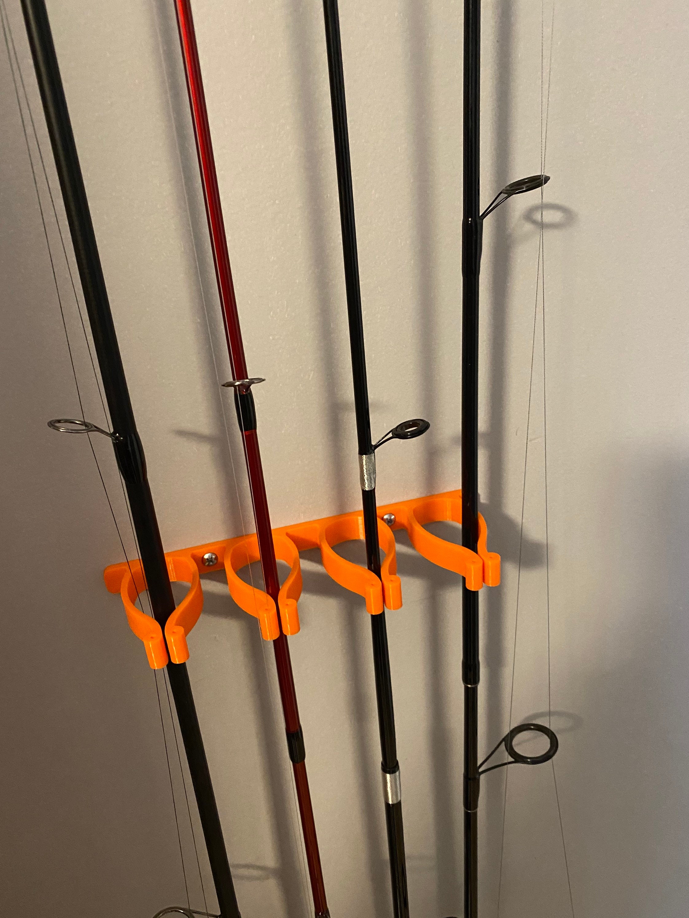 Fishing pole hanger and organizer Etsy