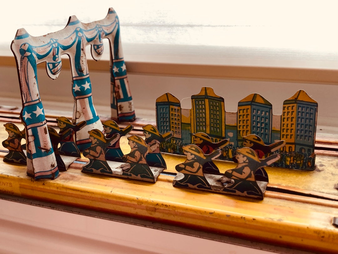 Marx 1920s Wind up the Big Parade Toy Etsy