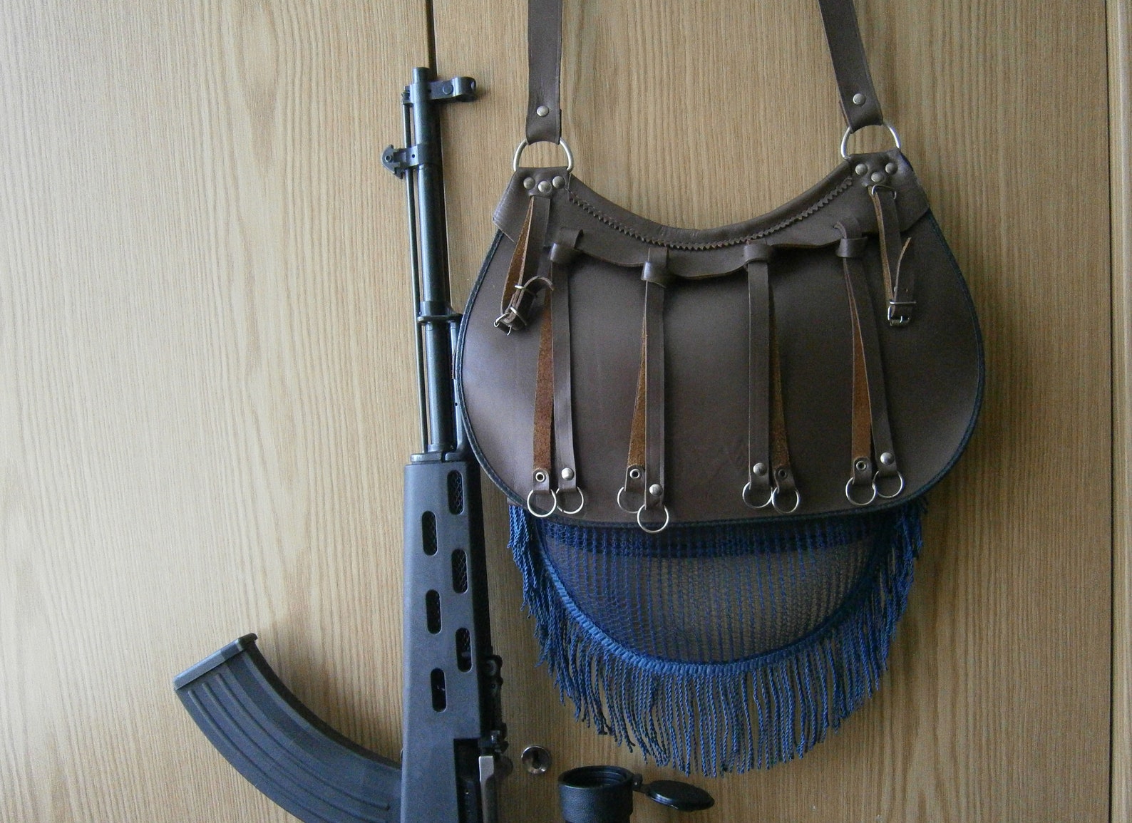 Original Genuine Leather Hunting Bag Vintage USSR Handmade Etsy