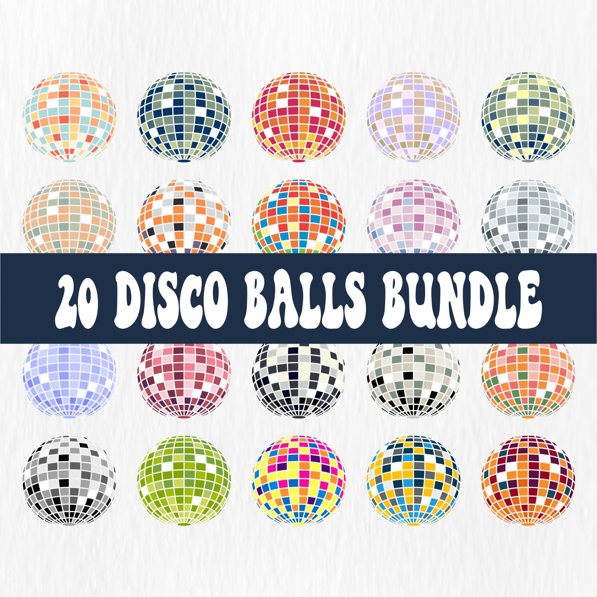 Cherry Disco Balls Print, Disco Ball Decor, Disco Ball Art, Pink