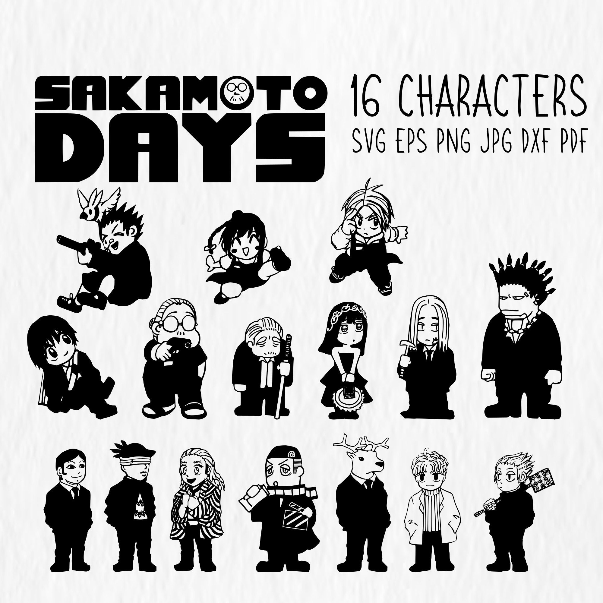 Sakamoto Days manga Art Print for Sale by Anime-Chibi