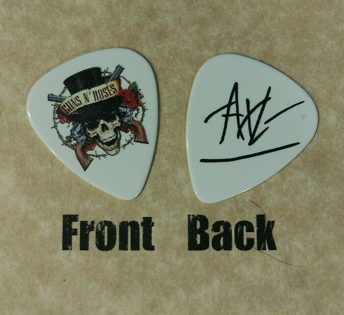 GUNS N' ROSES band logo novelty Axl Rose signature guitar Etsy