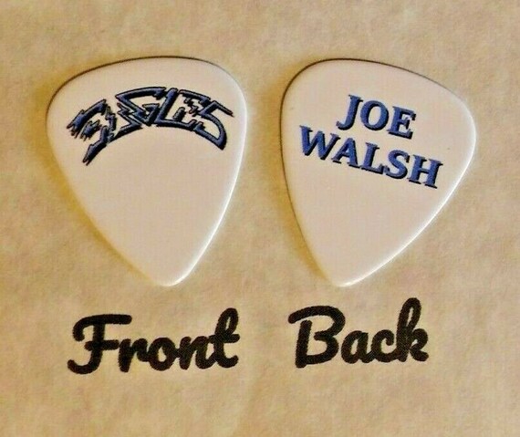 Eagles Band Logo Novelty Joe Walsh Signature Guitar Pick Etsy Eagles Band Logo Novelty Joe Walsh Signature Guitar Pick Etsy