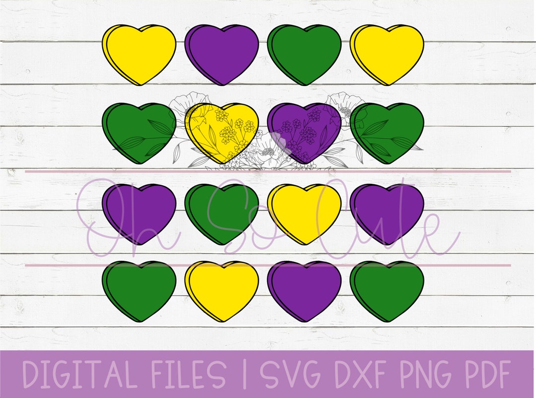 mardi gras heart shirt