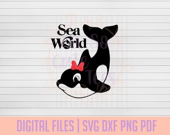 Ballena chica, Mundo Marino DESCARGA DIGITAL SVG, DXF, PNG, PDF