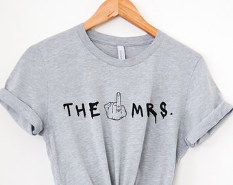 Emo Bride Shirt, Emo Wife Shirt, Wifey Shirt, Bride-to-be Shirt, Bachelorette Shirt, Future Mrs, Badass Bride Shirt