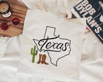 Texas Tote Bag, Cowgirl Tote Bag, Cowboy Tote bag, Country Tote Bag, Aesthetic Tote Bag, Dallas Tote Bag, Austin Tote Bag, Houston Tote Bag