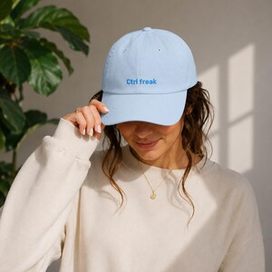 Ctrl freak | Embroidered Dad Cap